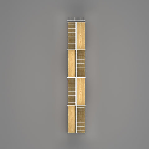 GUHUI-4.15m-Double-Sided-Gondola-Retail-Shelving-with-Wood-Shelves-Hook-Display_1