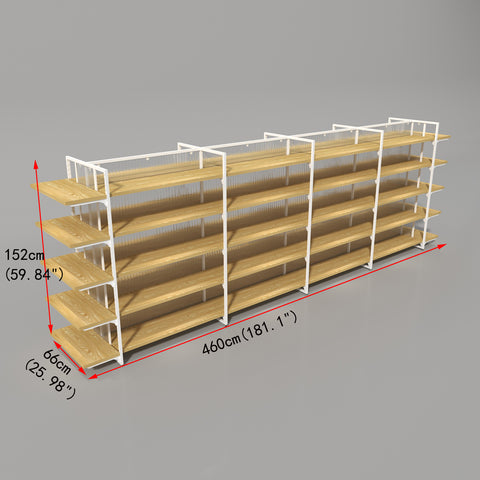 GUHUI-4.6M-Double-Sided-Gondola-Shelving-with-End-Cap-Displays-Extra-Long-Retail-Island-Rack_2