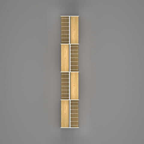 GUHUI-4M-Double-Sided-Gondola-Shelving-with-Wood-Shelves-Hook-Display_1