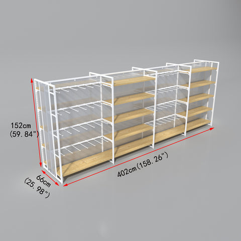 GUHUI-4M-Double-Sided-Gondola-Shelving-with-Wood-Shelves-Hook-Display_3