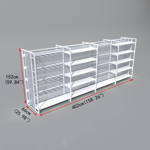 GUHUI-4m-Double-Sided-Gondola-Shelving-with-Hooks-Shelves-White_3