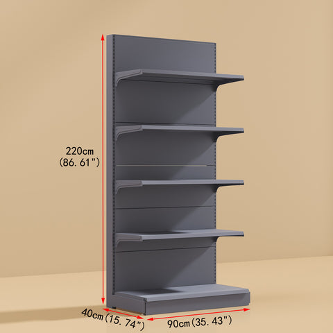 GUHUI-Black-Gondola-Retail-Shelving-Unit-Single-Sided-Wall-Display-Rack_2