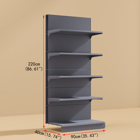 GUHUI-Black-Gondola-Retail-Shelving-Unit-Single-Sided-Wall-Display-Rack_4