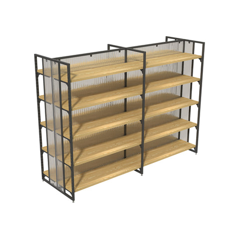 GUHUI-Double-Sided-Gondola-Shelving-Unit-5-Tier-Retail-Island-Display-Rack-202cm_1