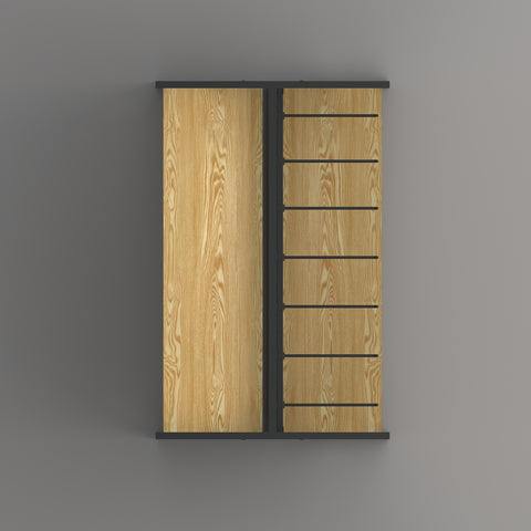 GUHUI-Double-Sided-Hook-Island-Display-Rack-Black-Finish-102cm_1