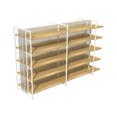 GUHUI-Double-Sided-Island-Gondola-Shelving-with-Single-End-Panel-215cm_1
