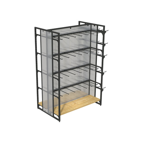 GUHUI-Double-Sided-Modular-Square-Tube-Hook-Gondola-Display-Rack-115cm_1