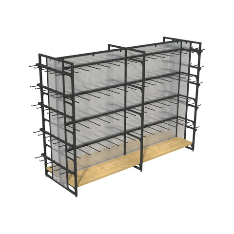 GUHUI-Double-Sided-Retail-Island-Gondola-Hook-Display-Rack-with-End-Cap-Panels-230cm_1