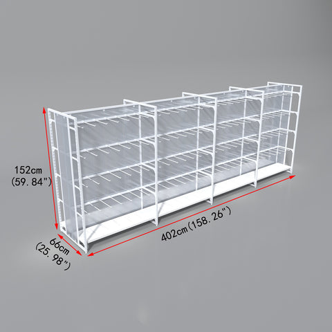 GUHUI-Extra-Large-Double-Sided-Island-Display-Rack-4020mm-with-Square-Tube-Hooks_2