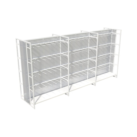 GUHUI-Extra-Large-Double-Sided-Island-Gondola-Display-Rack-3020mm-with-Square-Tube-Hooks_1