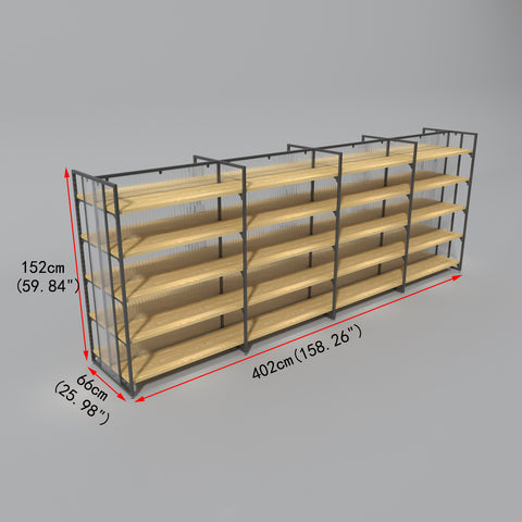 GUHUI-Extra-Long-Double-Sided-Gondola-Shelving-Unit-Wood-Steel-Retail-Island-Display_2