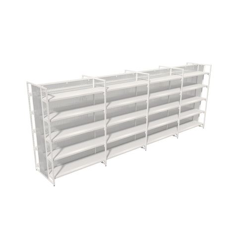 GUHUI-Extra-Long-Double-Sided-Retail-Gondola-Shelving-Unit-White-402cm_1
