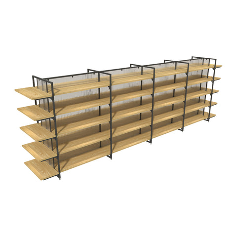 GUHUI-Extra-Long-Double-Sided-Retail-Island-Gondola-Shelving-with-End-Cap-460cm_1