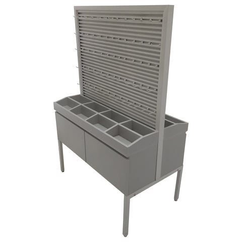 GUHUI-Freestanding-Earring-Display-Cabinet-with-Hook-Panel-Gray