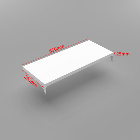 GUHUI-Gondola-End-Shelf-Panel-White-Steel-_-White-Wood-Finish