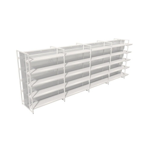 GUHUI-Heavy-Duty-Extra-Long-Double-Sided-Gondola-Shelving-White-430cm_1