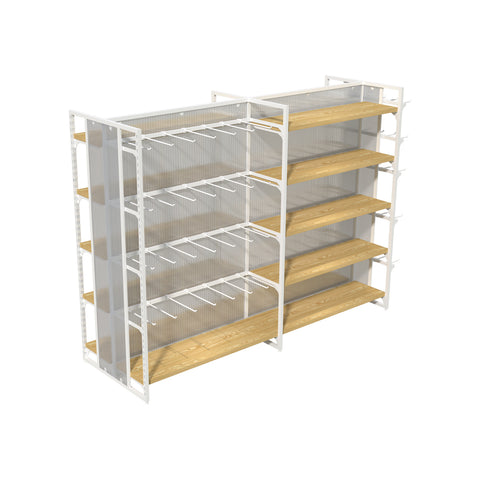 GUHUI-Island-Display-Rack_Double-Sided-Shelves-Hooks-215cm_2