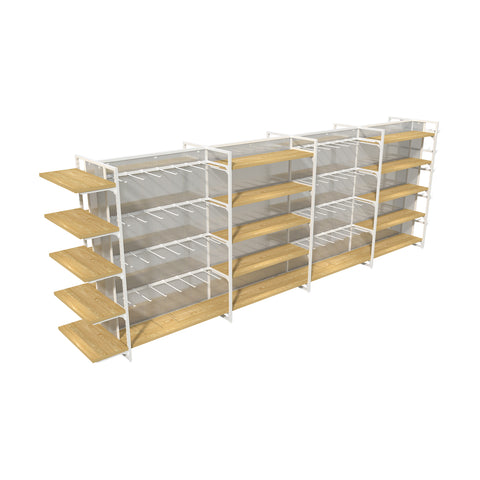 GUHUI-Modular-Double-Sided-Island-Retail-Shelving-Unit-with-Wood-Shelves-Hook-Display-445cm_2