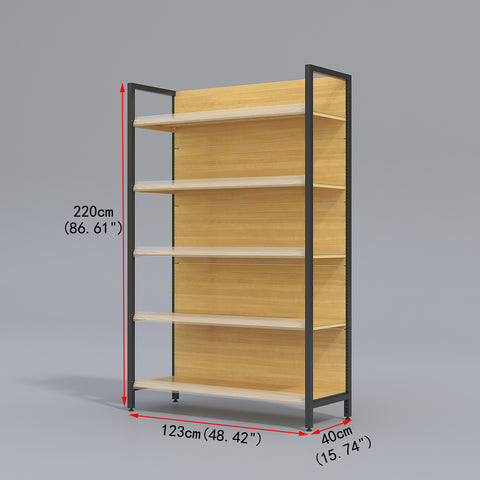 GUHUI-Modular-Supermarket-Gondola-Shelving-Unit-with-Wood-Shelves-Steel-Frame_4