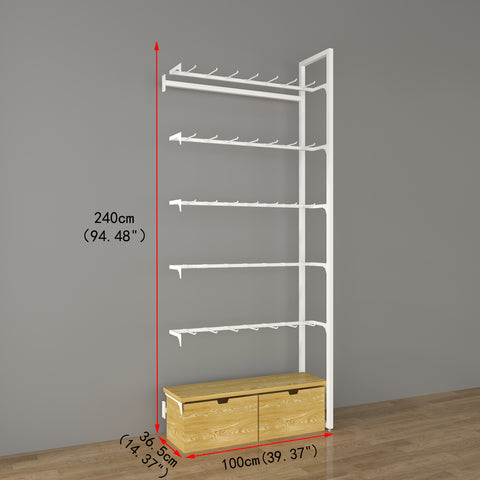 GUHUI-Retail-Wall-Hook-Display-Shelving-with-Wood-Grain-Drawers-503cm_2