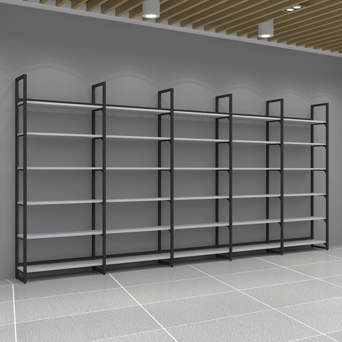 GUHUI-Single-Sided-Gondola-Shelving-with-Steel-Frame-and-Flat-Display-Shelves-503cm_3