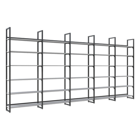 GUHUI-Single-Sided-Gondola-Shelving-with-Steel-Frame-and-Flat-Display-Shelves-503cm_4