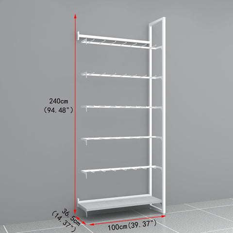 GUHUI-Single-Sided-Gondola-Wall-Side-Display-with-Square-Tube-Hooks-503cm_2