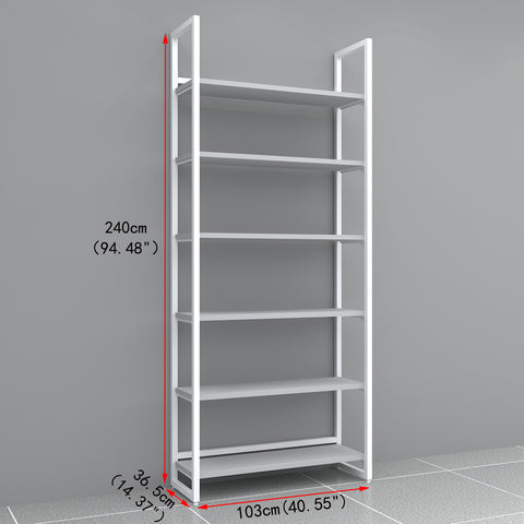 GUHUI-White-Frame-Retail-Wall-Shelf-with-Gray-Shelves-Modular-Display-Unit-503cm_1