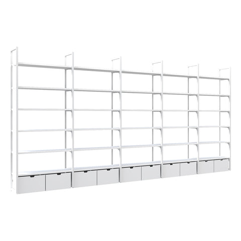 GUHUI-White-Metal-Retail-Wall-Shelving-Unit-with-Drawers-503cm_4