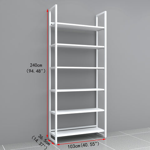 GUHUI-White-Metal-Retail-Wall-Shelving-Unit-with-Multi-Tier-Display_1