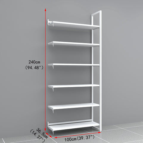 GUHUI-White-Metal-Retail-Wall-Shelving-Unit-with-Multi-Tier-Display_2