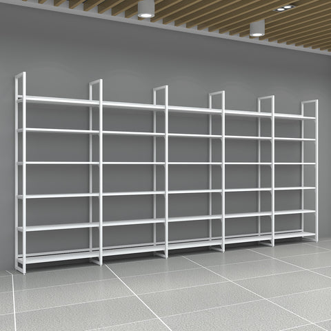 GUHUI-White-Metal-Retail-Wall-Shelving-Unit-with-Multi-Tier-Display_3