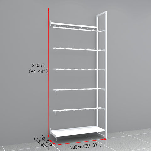 GUHUI-White-Metal-Wall-Display-Rack-with-Square-Tube-Hooks-503cm_2