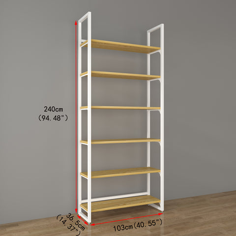 GUHUI-Wood-Grain-Retail-Wall-Shelving-with-White-Steel-Frame-Modular-Display-Unit-503cm_1