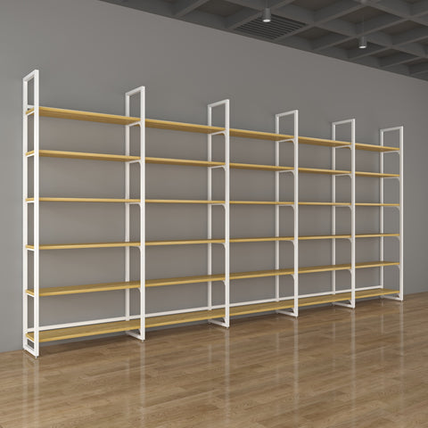 GUHUI-Wood-Grain-Retail-Wall-Shelving-with-White-Steel-Frame-Modular-Display-Unit-503cm_3