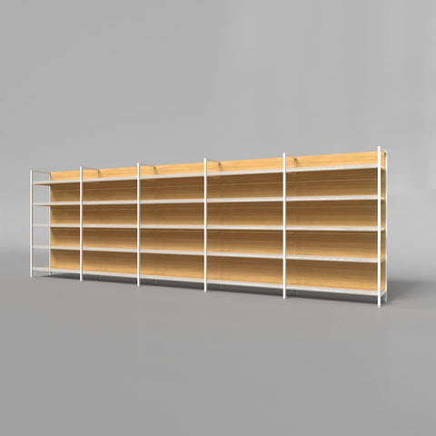 GUHUI-Wood-Grain-Single-Sided-Gondola-Shelving-for-Supermarket-Display_2