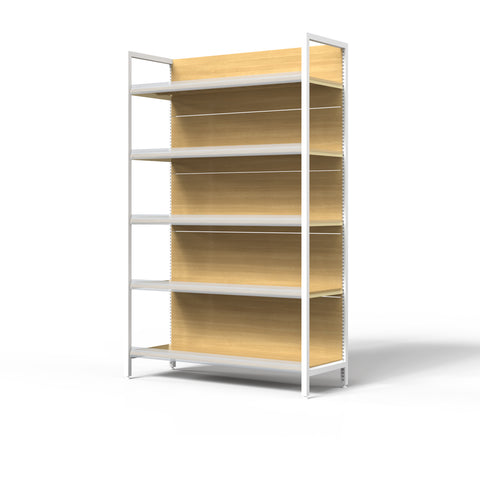 GUHUI-Wood-Grain-Single-Sided-Gondola-Shelving-for-Supermarket-Display_5