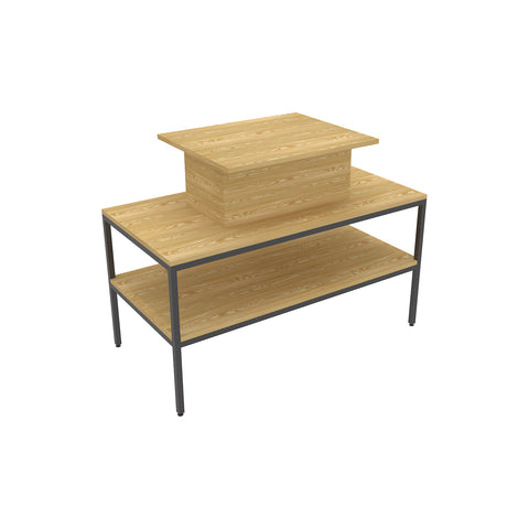 GUHUI160cmCosmeticRetailDisplayIslandTablewCentralRiser_1