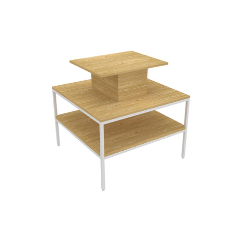 GUHUI2-TierSquareIslandCosmeticDisplayTablewithCenterFeaturePlatform_1
