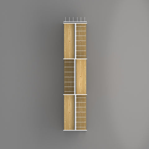 GUHUI3.15mDouble-SidedGondolaRetailShelvingwithWoodDisplay_HookSystem_1