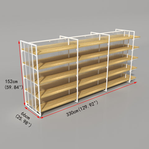 GUHUI3.3MDouble-SidedGondolaShelvingUnit_LongRetailIslandDisplayRack_2