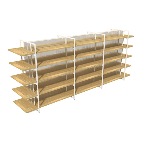GUHUI3.6MDouble-SidedGondolaShelvingwithEndCapDisplays_RetailIslandRack_1