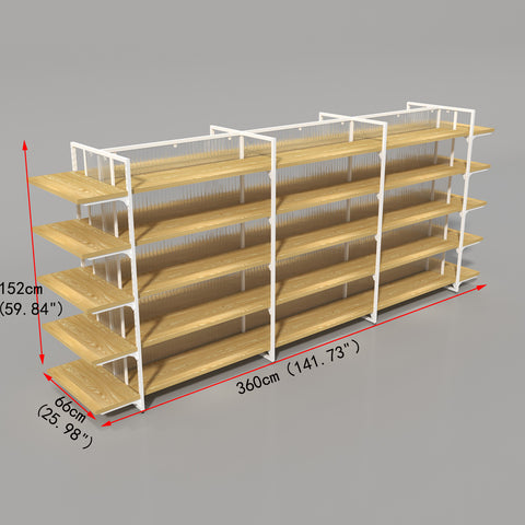 GUHUI3.6MDouble-SidedGondolaShelvingwithEndCapDisplays_RetailIslandRack_2