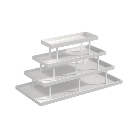 GUHUI4-TierWhiteRetailDisplayTable