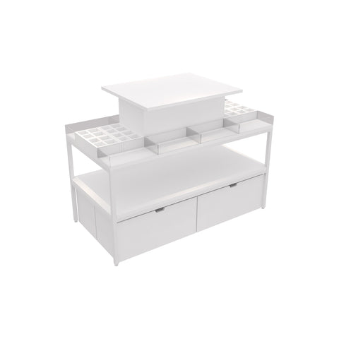GUHUICosmeticDisplayTablewithAcrylicOrganizers_StorageBaseWhite_1