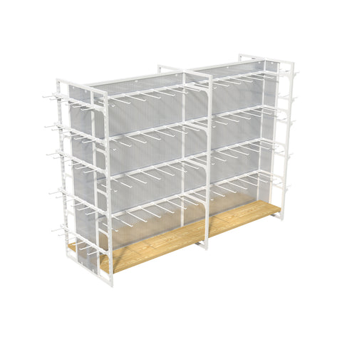 GUHUIDouble-SidedHookIslandDisplayRackwithEndPanels230cm_1