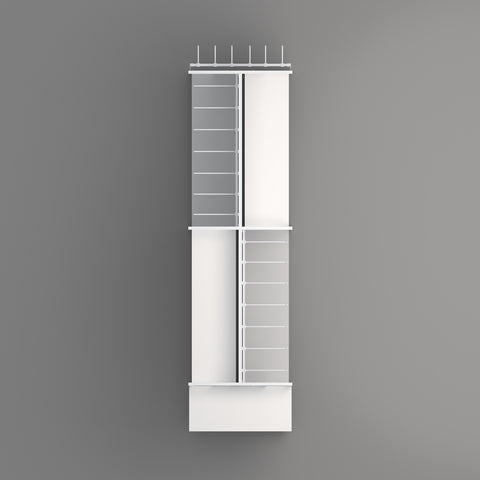 GUHUIDouble-SidedIslandDisplayRackwithShelves_HookPanels245cm_1
