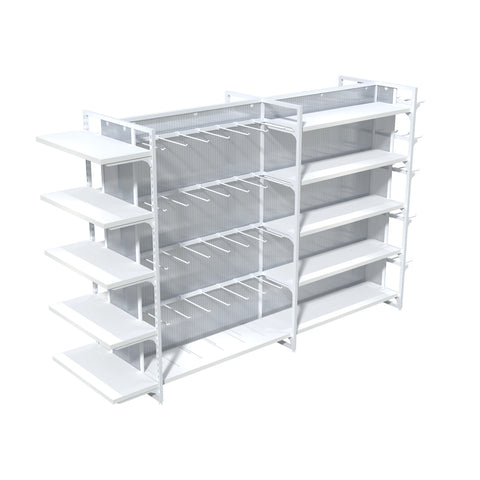 GUHUIDouble-SidedIslandDisplayRackwithShelves_HookPanels245cm_2