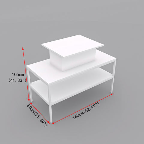 GUHUIRectangularCosmeticDisplayTablewithRaisedCenterPlatform_2