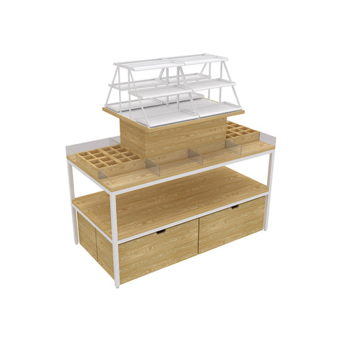 GUHUIRectangularCosmeticsDisplayTablewithAcrylicDividers_StorageDrawers_1